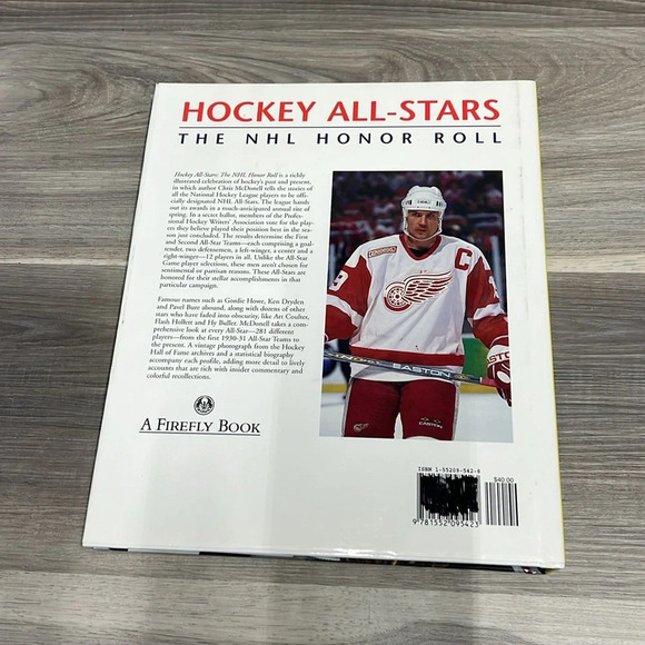 💙🧡 Vintage Hockey Allstars Hardcover coffee table book - Picture 6 of 6